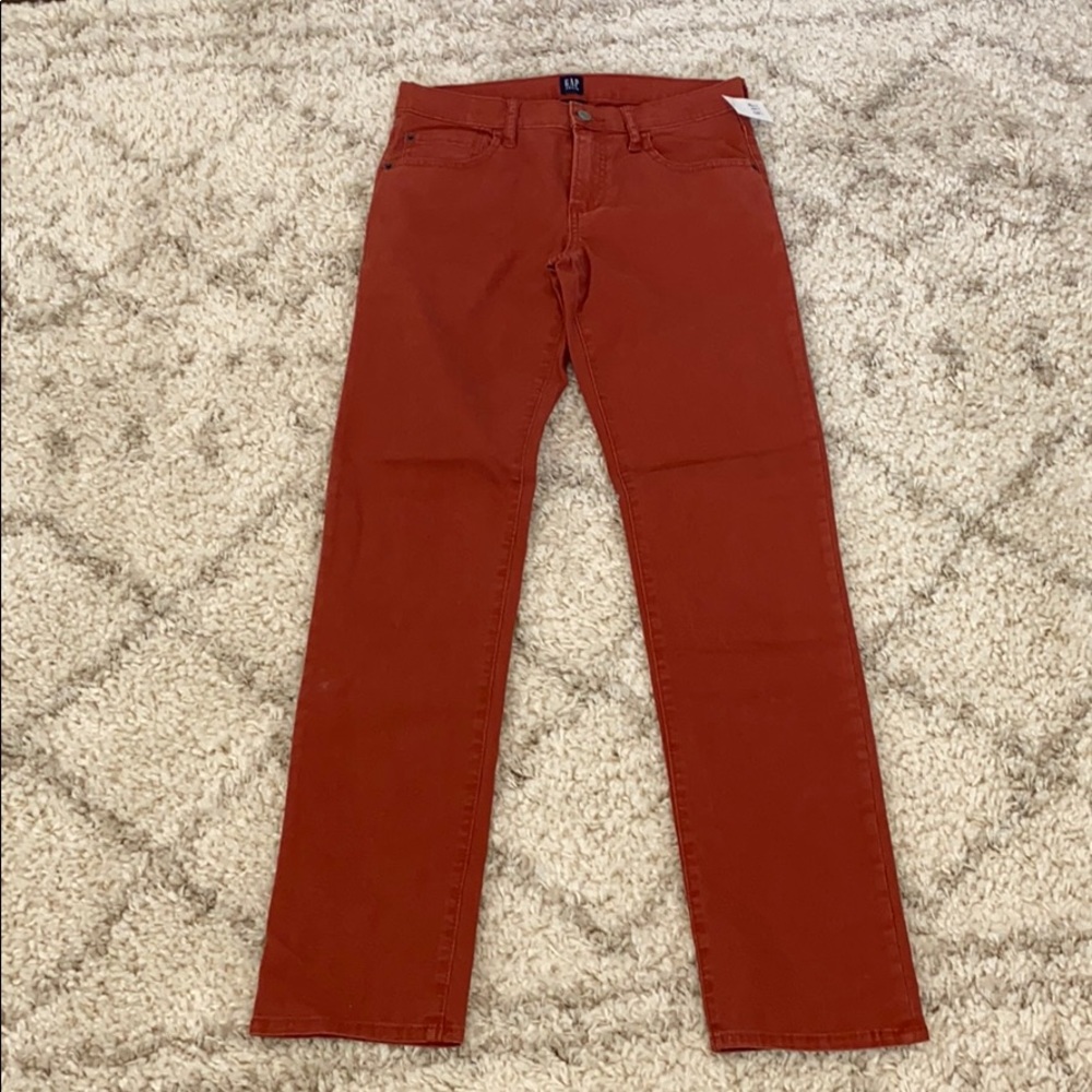NWT Gap Kids Red Khaki Pants